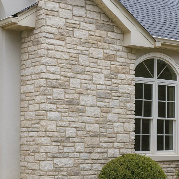 Doğal taş duvar kaplama dış cephe görünümü