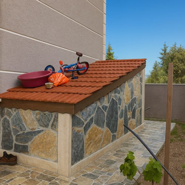 Taş ve Tuğla Dekorasyon Model-14-2 bahçe dış duvar taş kaplama uygulaması