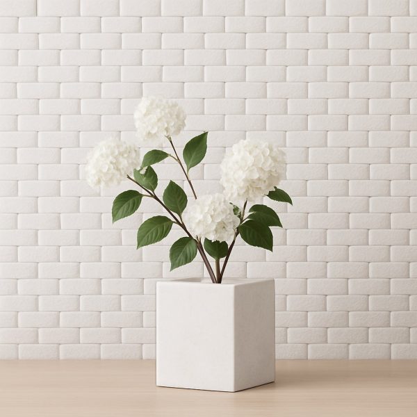Taş ve Tuğla Dekorasyon Model-19-2 Modern beyaz duvar kaplama iç mekân