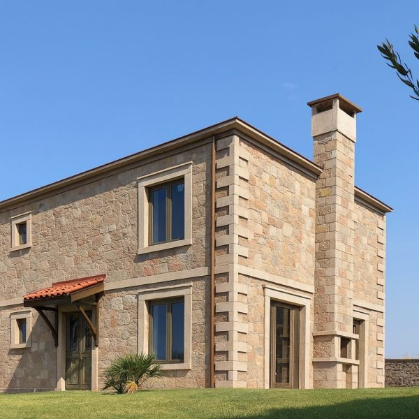 Taş ve Tuğla Dekorasyon Model-20-3 Estetik taş kaplama ev tasarımı