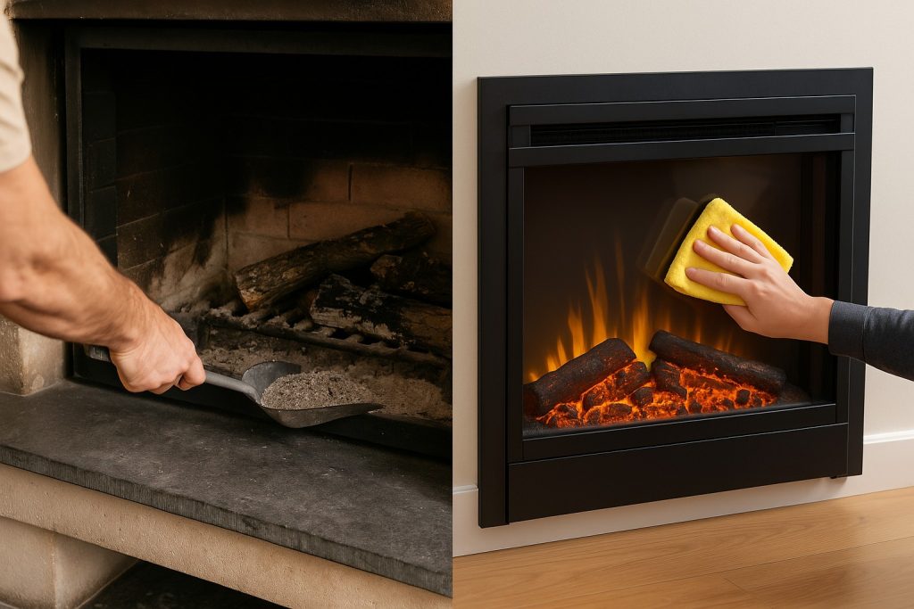 şömine bakım ve temizlik