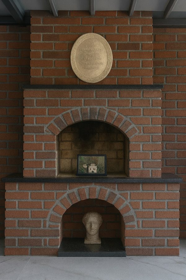 Geleneksel tuğla barbekü – Barbekü Model 10, kemerli ateşlik tasarımıyla