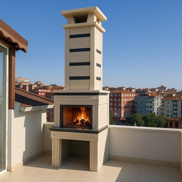 Barbekü model 3 teras uygulaması