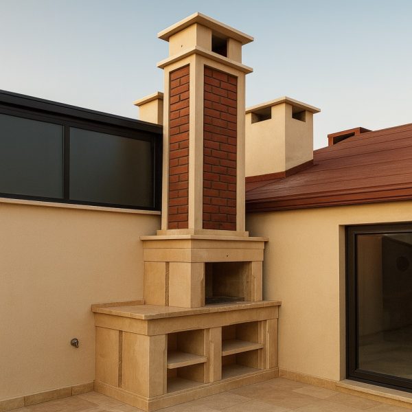 Barbekü Model 8-1 Balkon barbekü modelleri arasında şık ve kullanışlı tasarım – Model 8