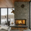 odunlu-somine-model-12-1 Odunlu taş şömine ile sıcak oturma odası