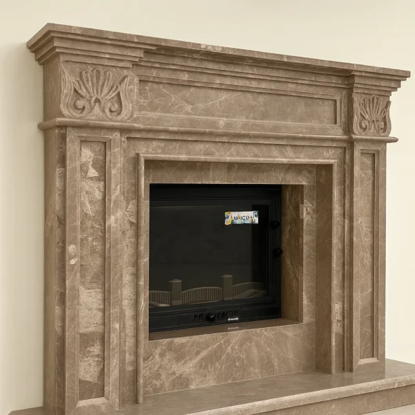 odunlu-somine-model-17-3 Odunlu mermer şömine modeli