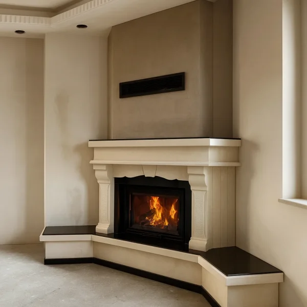 odunlu-somine-model-9-3 Geleneksel tarzda klasik şömine – Model 9 yan görünüm