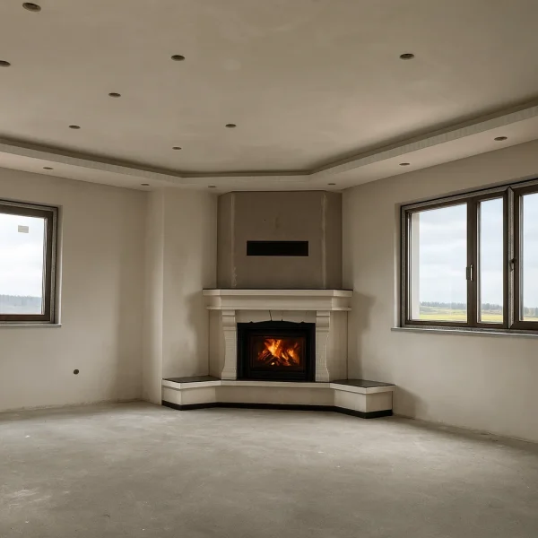 odunlu-somine-model-9-4 Klasik şömine modelleri ev dekorasyonu örneği – Model 9