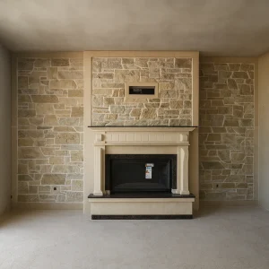 odunlu-somine-model-22-2 doğal taş kaplamalı şömine