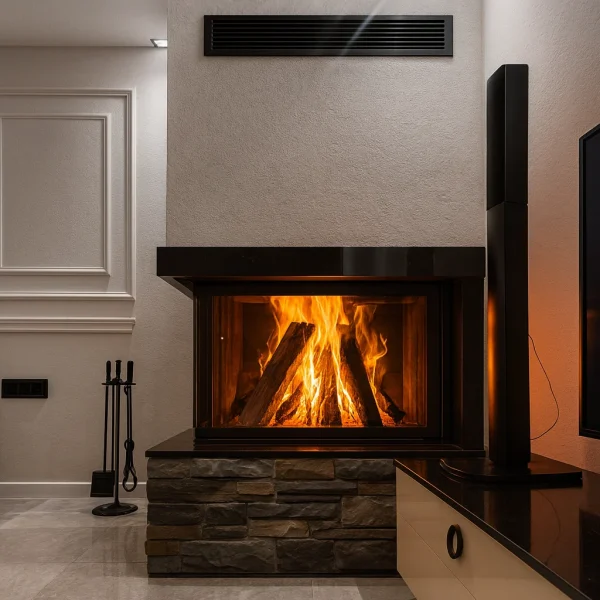 odunlu-somine-model-23-1 Odunlu Şömine Model 23 Köşe Tipi Odunlu Şömine