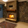 odunlu-somine-model-26-1 rustik taş şömine modeli