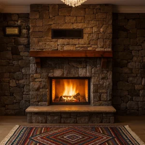 odunlu-somine-model-26-2 geleneksel taş şömine - odunlu şömine model 26