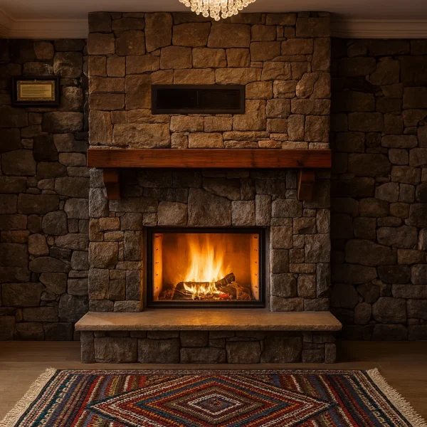 odunlu-somine-model-26-2 geleneksel taş şömine - odunlu şömine model 26