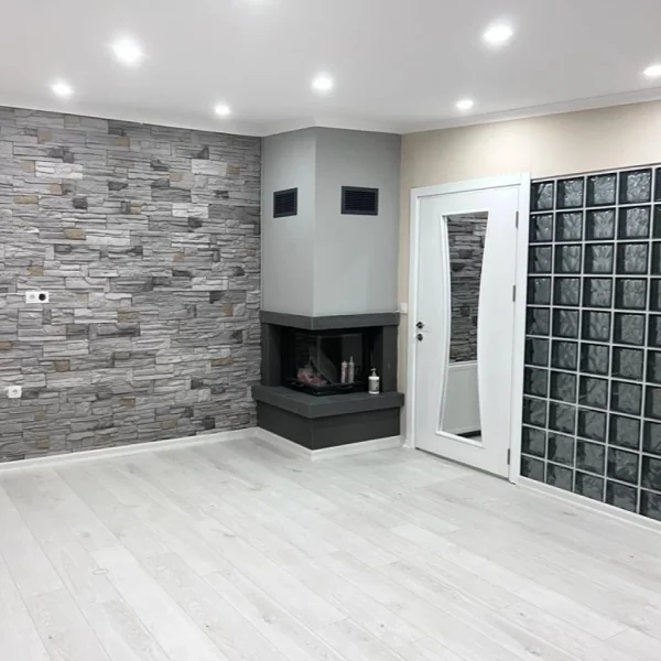 odunlu-somine-model-31-1 Cam kapaklı odunlu şömine modeli köşe yerleşimli modern dekorasyon