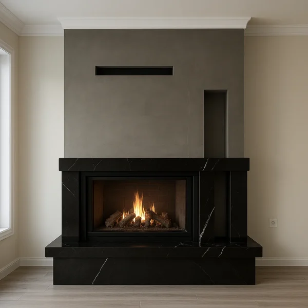 odunlu-somine-model-58-2 Şık odunlu şömine iç mekân dekorasyonu Model 58